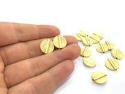 4 Gold Beads Gold Plated Metal Round Beads (15 mm) G4544