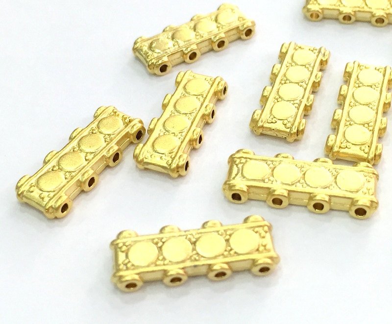 Gold Plated Separator Findings 5 pcs (18x8 mm) G4548