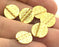 5 Gold Beads Gold Plated Metal Round Beads (13 mm) G4543