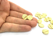 4 Gold Beads Gold Plated Metal Round Beads (15 mm) G4544