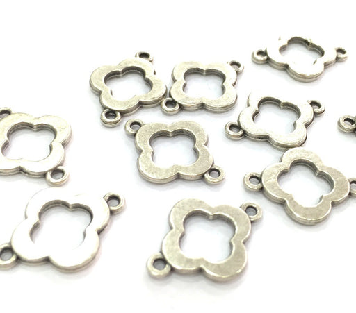 5 Pcs (20x15 mm) Antique Silver Plated Metal Charms   G14564