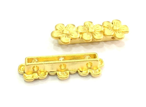 2 Gold Plated Separator Findings 2 pcs (26x9mm) G4708