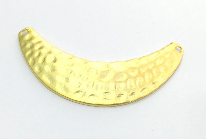 Gold Pendant Collar Pendant Large  Pendant (90x25mm) Gold Plated Metal  G4716