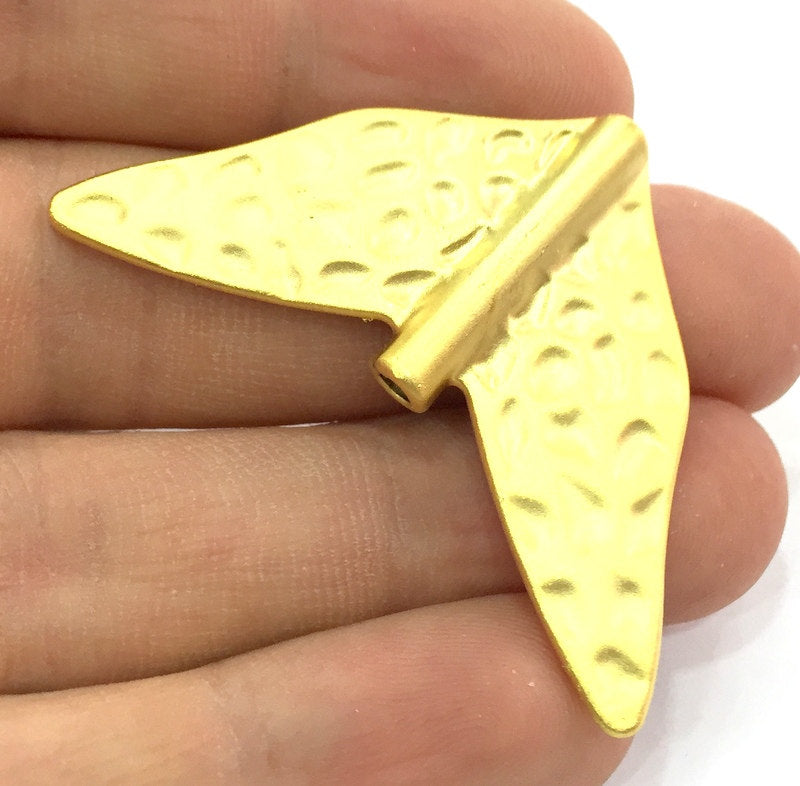 Gold Plated Large  Pendant (52x32mm) G4717
