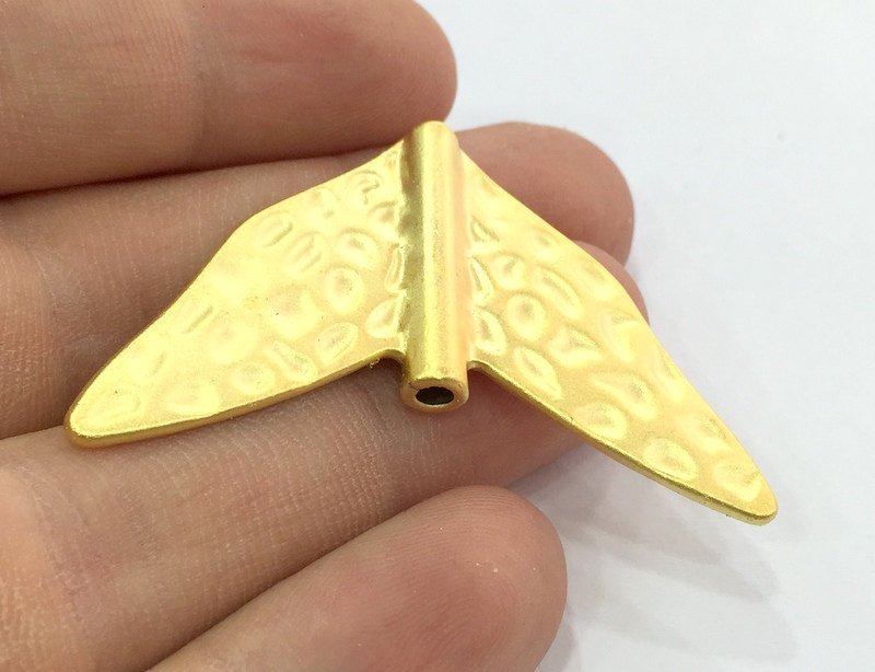 Gold Plated Large  Pendant (52x32mm) G4717