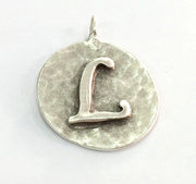 20mm L Charm , Antique Silver  Plated Brass G4862