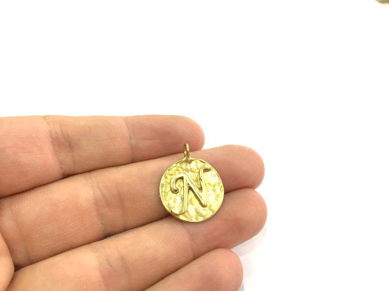 20mm Raw Brass N Charm  G4909