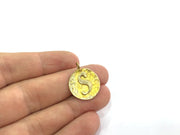 20mm Raw Brass S Charm  G4894