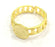 Adjustable Ring Blank, (10mm blank ) Gold Plated Brass G4915