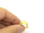Adjustable Ring Blank, (10mm blank ) Gold Plated Brass G4921