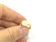 Adjustable Ring Blank, (10mm blank ) Gold Plated Brass G4928