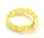 Adjustable Ring Blank, (10mm blank ) Gold Plated Brass G4914