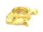 Gold Plated Brass Mountings ,  Blanks   (20 mm blank) G10049