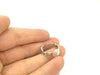 Adjustable Ring Blank, (10mm blank ) Antique Silver Plated Brass G4952