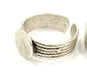 Adjustable Ring Blank, (10mm blank ) Antique Silver Plated Brass G4955