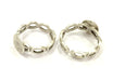 Adjustable Ring Blank, (10mm blank ) Antique Silver Plated Brass G4956