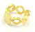 Adjustable Ring Blank, (10mm blank ) Gold Plated Brass G4940