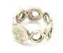Adjustable Ring Blank, (10mm blank ) Antique Silver Plated Brass G4959