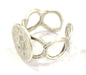 Adjustable Ring Blank, (15mm blank ) Antique Silver Plated Brass G4972