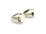 Adjustable Ring Blank, (15mm blank ) Antique Silver Plated Brass G4973