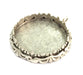 Antique Silver Plated Brass  Mountings , Blanks (30 mm blank) G5012