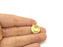 Gold Plated Brass Mountings ,  Blanks   (10 mm blank) G5044
