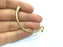 Raw Brass  Bracelet Components , Findings, G5132