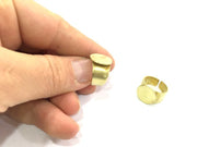 Raw Brass Adjustable Ring Blank (15mm Blank) G5117