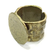 Adjustable Ring Blank, (20mm blank ) Antique Bronze Plated Brass G5148