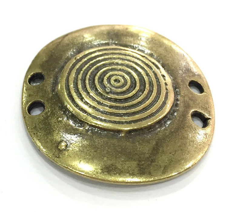 2 Bronze Color Connector Antique Bronze Connector (33 mm.)   G5159