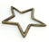 5 Antique Bronze Pendant Antique Bronze Star Pendant  (40 mm.)   G13820