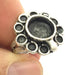 Adjustable Ring Blank, (10 mm blank ) Antique Silver Plated Brass G5224