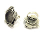 Adjustable Ring Blank, (20 mm blank ) Antique Silver Plated Brass G5252