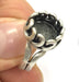 Adjustable Ring Blank, (10 mm blank ) Antique Silver Plated Brass G5249