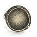 Adjustable Ring Blank, (25mm blank ) Antique Silver Plated Brass G5291