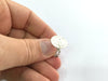 Adjustable Ring Blank, (15mm blank ) Antique Silver Plated Brass G5313