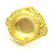 Adjustable Ring Blank, (20mm blank )  Gold Plated Brass G5367