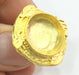 Adjustable Ring Blank, (20mm blank )  Gold Plated Brass G5367