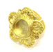 Adjustable Ring Blank, (10mm blank )  Gold Plated Brass G5353