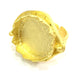 Adjustable Ring Blank, (20mm blank )  Gold Plated Brass G5370