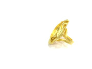 Adjustable Ring Blank, (20mm blank )  Gold Plated Brass G5375