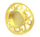 Adjustable Ring Blank, (16mm blank )  Gold Plated Brass G5382