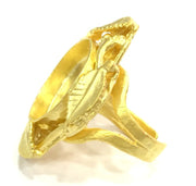 Adjustable Ring Blank, (20mm blank )  Gold Plated Brass G5375