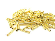 10 Tube Findings Gold Plated Brass Tube Findings (20x3 mm)  G5412