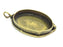 Antique Bronze Brass Blank (30x22mm blank) , Mountings  G5435
