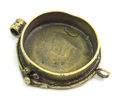 Antique Bronze Brass Blank (29mm blank) , Mountings  G5445