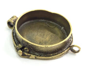 Antique Bronze Brass Blank (29mm blank) , Mountings  G5445