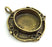 Antique Bronze Brass Blank (20mm blank) , Mountings  G5464