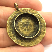 Antique Bronze Brass Blank (20mm blank) , Mountings  G5505