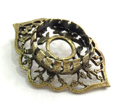Antique Bronze Brass Blank (14mm blank) , Mountings  G5481
